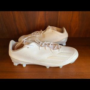 Adidas white US 9 Football cleats/boots adizero light weight plus bag